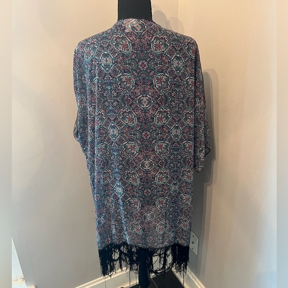 Lularoe Monroe Kimono Small Multicolor - Picture 4 of 6